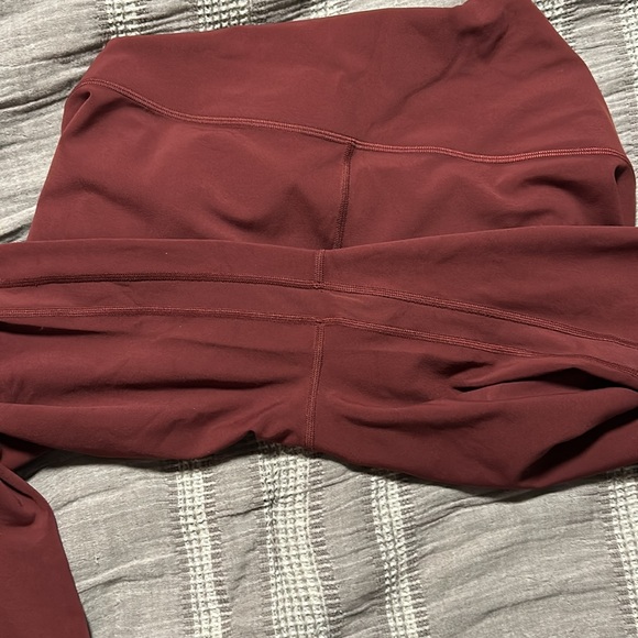Lululemon Align size 16 maroon leggings - Picture 4 of 4